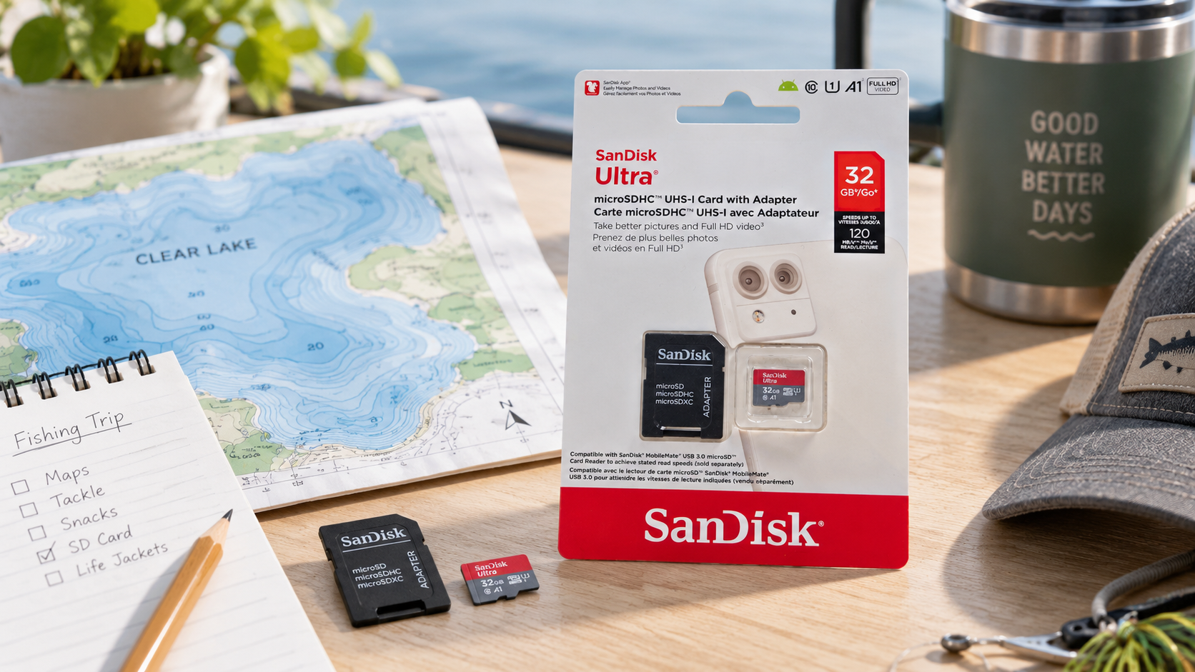 Jakou SD kartu do echolotu Lowrance? 32 GB stačí