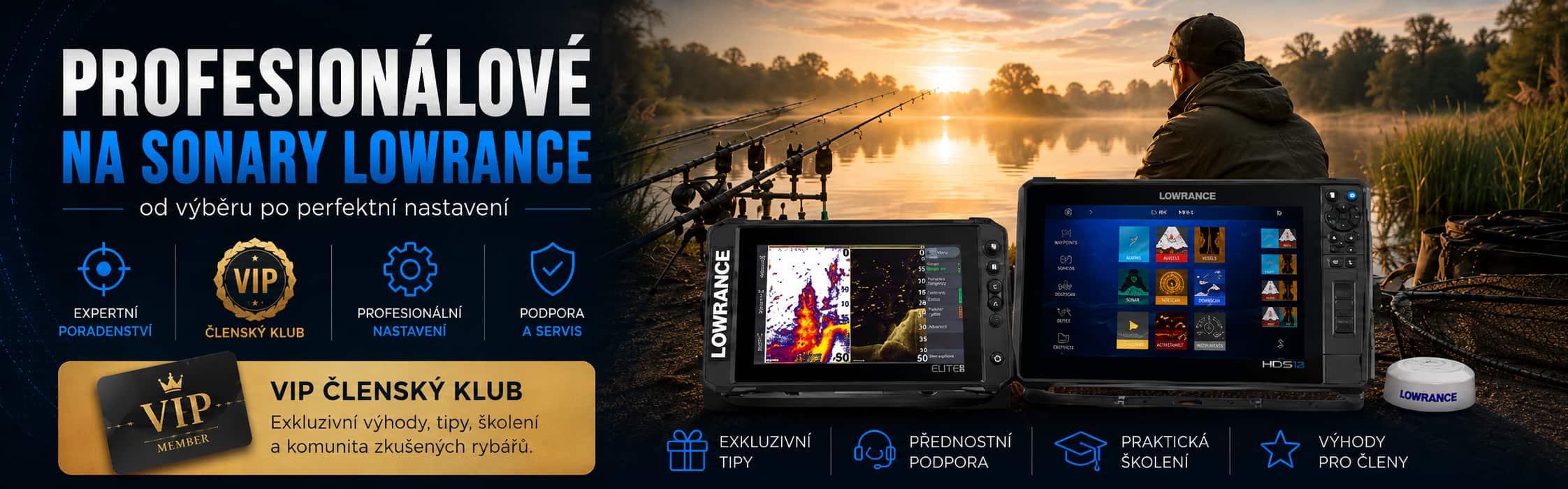 Echoloty Lowrance - prodej a profesionální poradenství