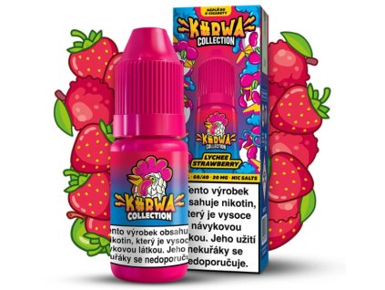 KURWA COLLECTION E LIQUID LYCHEE STRAWBERRY