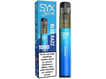 SYX BAR jednorázová e cigareta BlueRazz