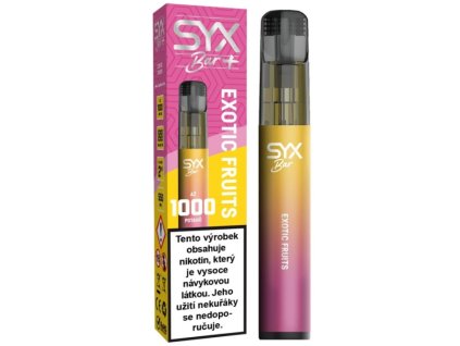 SYX BAR jednorázová e cigareta Exotic Fruits