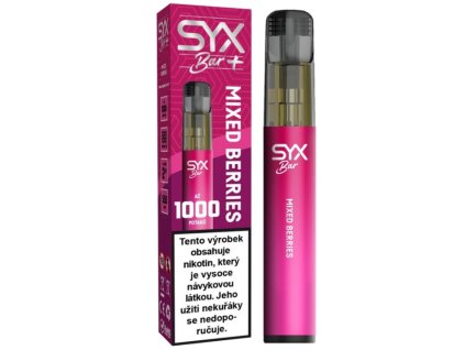 SYX BAR jednorázová e cigareta Mixed Berries