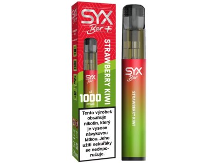 SYX BAR jednorázová e cigareta Strawberry Kiwi