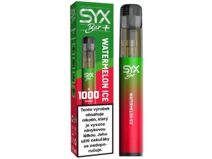 SYX BAR jednorázová e cigareta Watermelon Ice