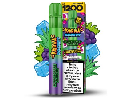 KURWA ROCKET PURPLE GRAPE ALOE ICE