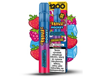 KURWA ROCKET STRAWBERRY RASPBERRY ICE