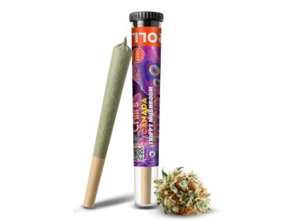 Trippy Mushroom Preroll Mockup Mulitiple