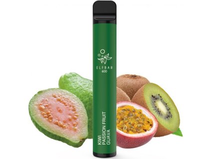 elf bar 600 elektronicka cigareta 20mg kiwi passion fruit guava