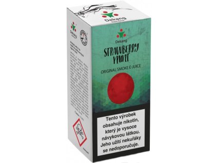 liquid dekang strawberry mint 10ml 6mg jahoda s matou