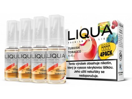 liquid liqua elements 4pack turkish tobacco 4x10ml 6mg turecky tabak