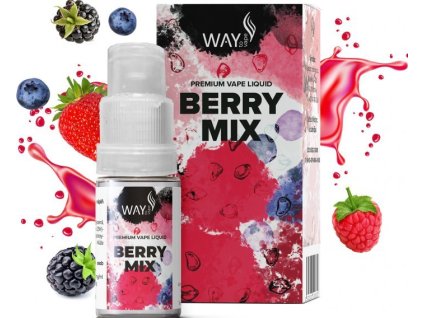 liquid way to vape berry mix 10ml 0mg
