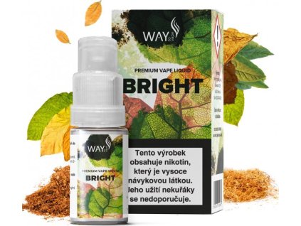 liquid way to vape bright 10ml 18mg