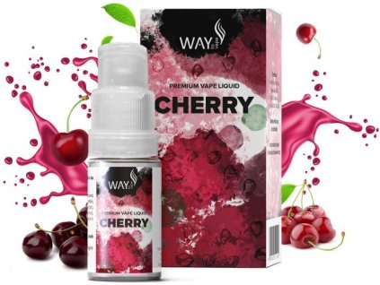 liquid way to vape cherry 10ml 0mg
