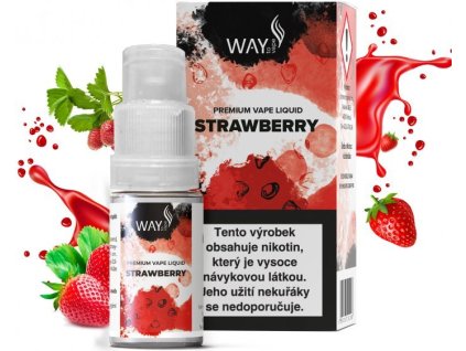 liquid way to vape strawberry 10ml 6mg