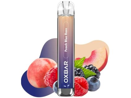 oxva oxbar c800 elektronicka cigareta peach blue razz 16mg