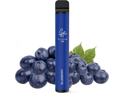 elf bar 600 elektronicka cigareta 20mg blueberry jakost ii