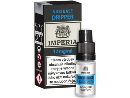 nikotinova baze imperia dripper pg30 vg70 10ml 12mg 1pack