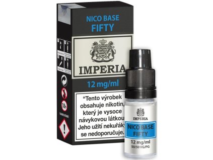nikotinova baze imperia fifty pg50 vg50 10ml 12mg 1pack