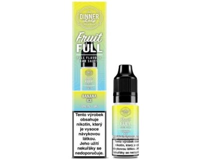 liquid dinner lady bar salts fruit full banana ice 10ml 20mg