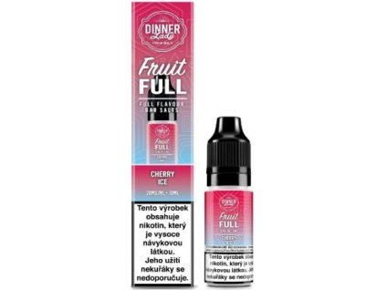 liquid dinner lady bar salts fruit full cherry ice 10ml 20mg