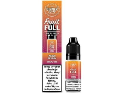 liquid dinner lady bar salts fruit full mango passion 10ml 20mg