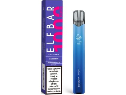 elf bar 1000 elektronicka cigareta 20mg blueberry
