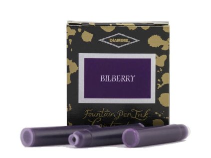 Diamine Bilberry, inkoustové bombičky DIAX2