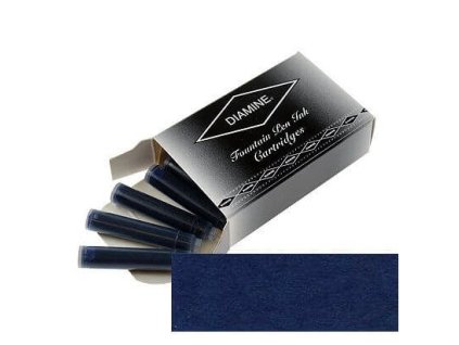 Diamine Blue Black, inkoustové bombičky DIA551