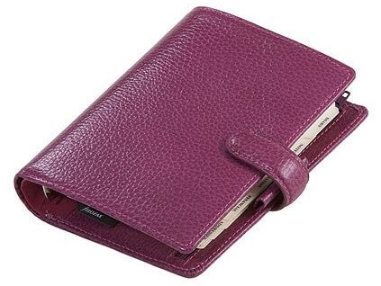 Diář Filofax Finsbury kapesní malinový 025342