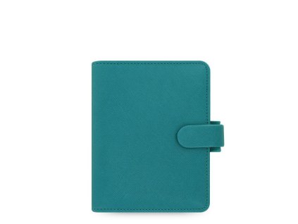 Diář Filofax Saffiano kapesní akvamarín 022526