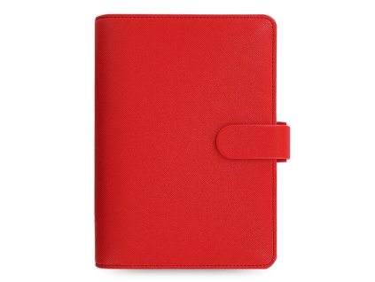 Diář Filofax Saffiano osobní červený 022473