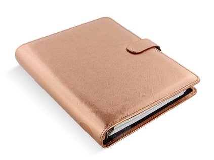 Diář Filofax Saffiano Rose Gold A5 022572
