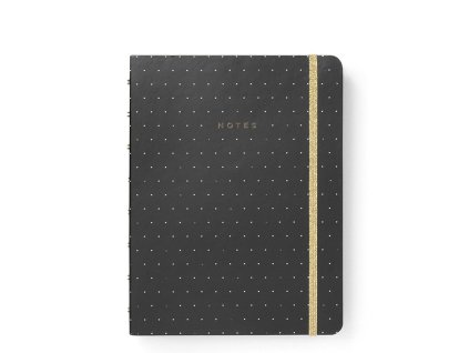 Filofax Moonlight Black A5 zápisník 179521