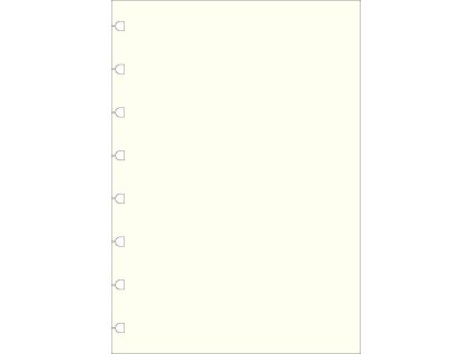 Filofax náhradní listy do zápisníků A4 - čisté 162451