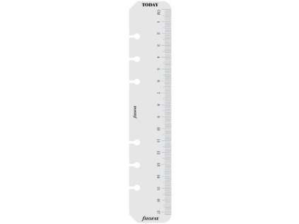 Filofax pravítko / záložka transparentni - Osobní 133627