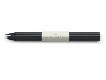 Graf von Faber Castell No.3, sada 3 černých grafitových tužek 118638