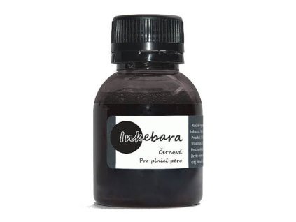 Inkebara Černavý lahvičkový inkoust INKEB14