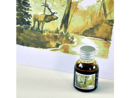 Inkebara LE Jelení hnědá lahvičkový inkoust INKEBLE03
