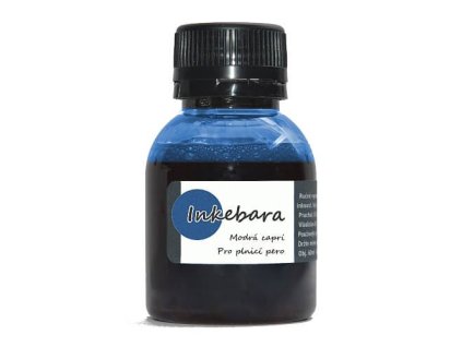 Inkebara Modrý capri lahvičkový inkoust INKEB02