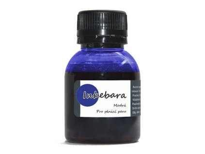 Inkebara Modrý lahvičkový inkoust INKEB03
