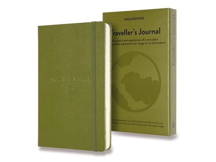 Moleskine Passion Travel Journal A5 khaki zápisník 1331/1517140