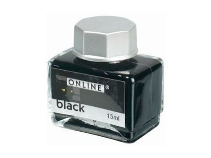 Online Black, černý lahvičkový inkoust 17237