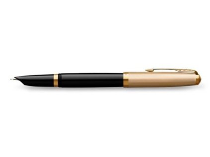 Parker 51 Deluxe Black GT, plnicí pero 1502/6123511