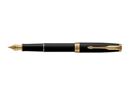 Parker Royal Sonnet Matte Black GT, plnicí pero 1502/5131516
