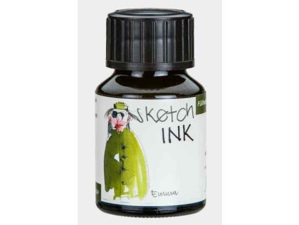 Rohrer & Klingner Sketchink Emma lahvičkový inkoust tmavě zelený 50 ml RK42540050