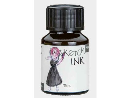 Rohrer & Klingner Sketchink Thea lahvičkový inkoust šedý 50 ml RK42710050