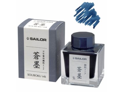 Sailor Sou-Boku, modročerný inkoust 13-2002-244
