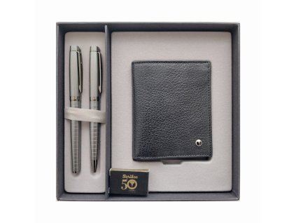 Scrikss Honour Carbon Grey, dárková sada s vizitkářem SC364655