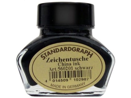 Standardgraph kaligrafická tuš černá 560201