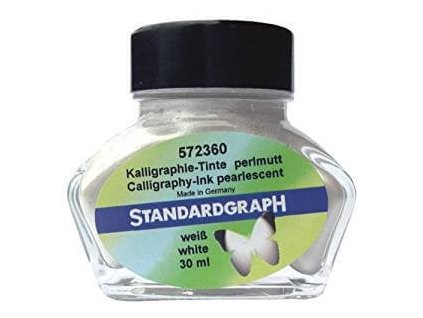 Standardgraph kaligrafický inkoust - Perleťová bílá 572360